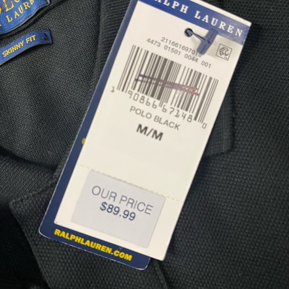 Polo Ralph Lauren Men Cotton Skinny Fit  Polo Shirt NWT - Picture 4 of 4